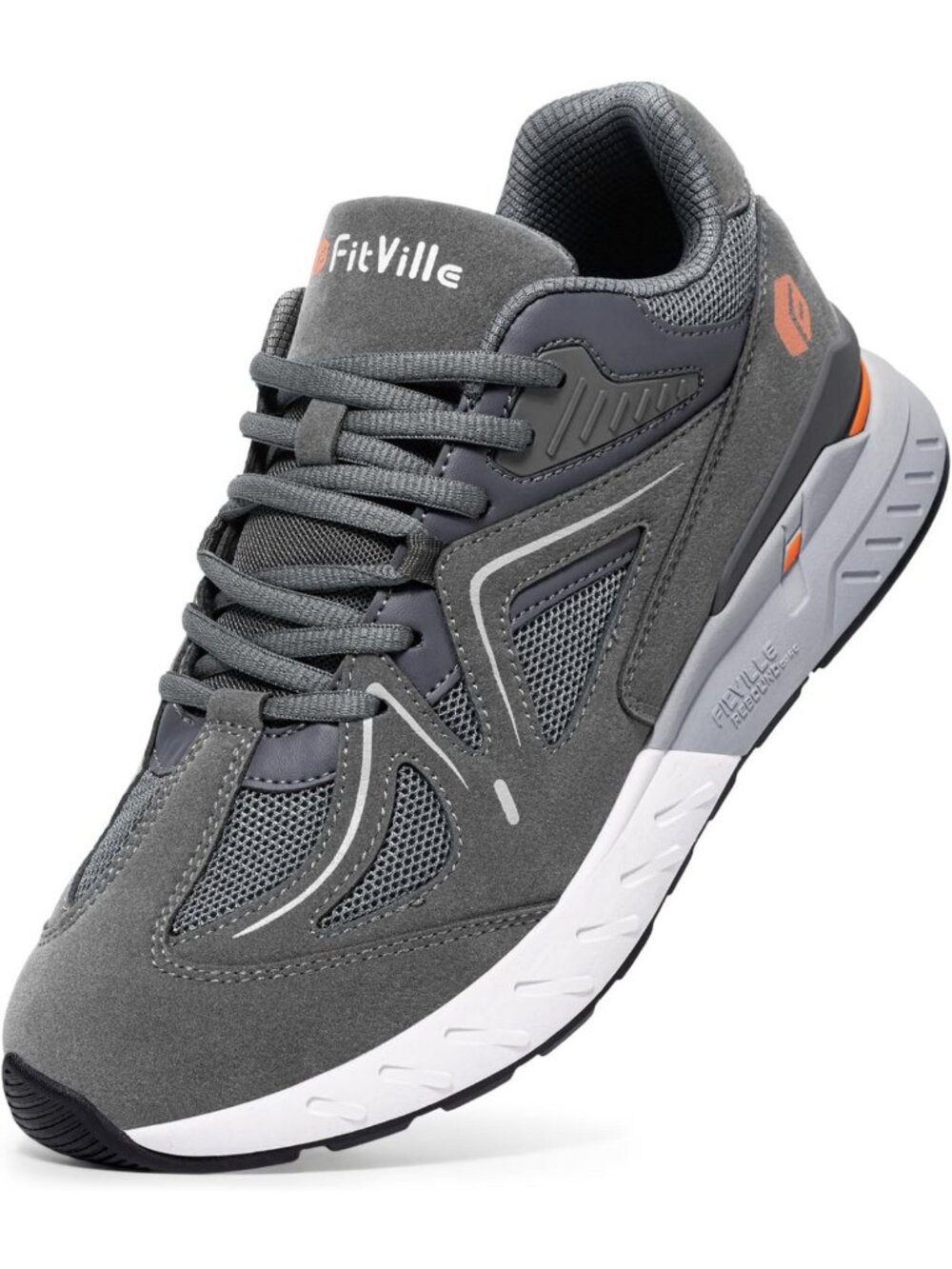Extra Wide Men's Walking Sneakers - Comfortable Fit, Cushioned Sole, Lightweight